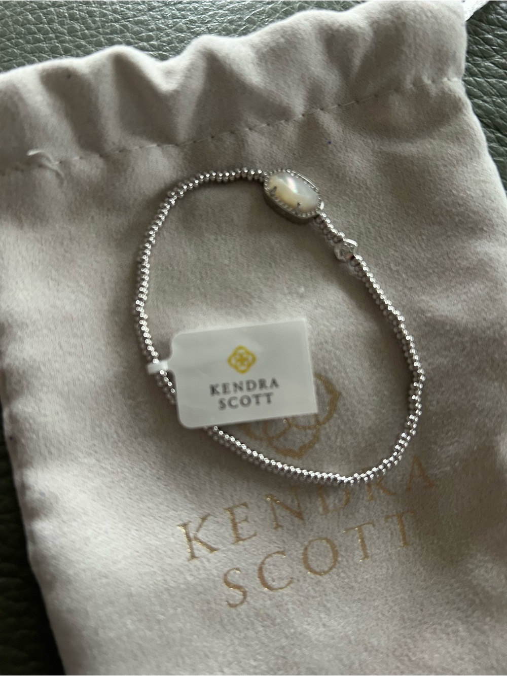 Kendra Scott silver stretch bracelet NWT